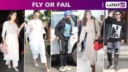 Fly or Fail: Akshay Kumar, Diljit Dosanjh, Sidharth Malhotra Ace the Athleisure Vibe, Sonakshi Sinha and Janhvi Kapoor Go for Ethnics, Alia Bhatt and Kriti Sanon Keep It Chic and Casual! (View Pictures)