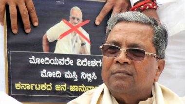 CAA Protests in Mangalore: Siddaramaiah Gets Notice From Police Commissioner, Asked Not to Visit Violence-Hit Mangaluru