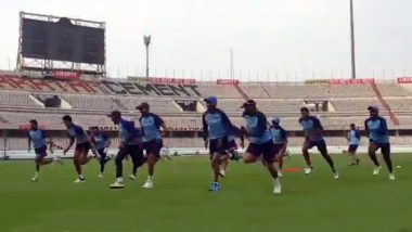 IND vs WI T20I Series 2019: Virat Kohli and Boys Take Fitness Drills to Next Level Ahead of West Indies Series (Watch Video)