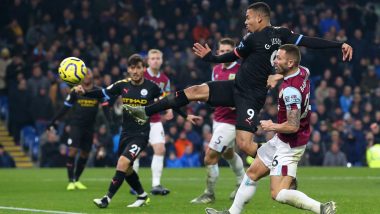 Burnley 1-4 Manchester City, Premier League 2019-20 Result: Gabriel Jesus Finds Goal Touch as Man City Bounce Back to Thrash the Clarets
