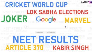 Cricket World Cup, Lok Sabha Elections, Chandrayaan 2 Top the Most-Searched Queries in Google Year in Search 2019 India List