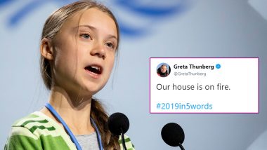 Great Thunberg's Tweet on #2019in5Words is a Chilling Warning About Climate Change Crisis