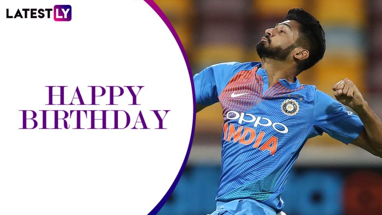 Happy Birthday Khaleel Ahmed: A Look at Some Magnificent Spells by India’s Rising Speedster as He Turns 22