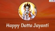 Datta Jayanti 2019 Messages: WhatsApp Images, Lord Dattatreya Photos, Greetings to Wish on This Auspicious Festival