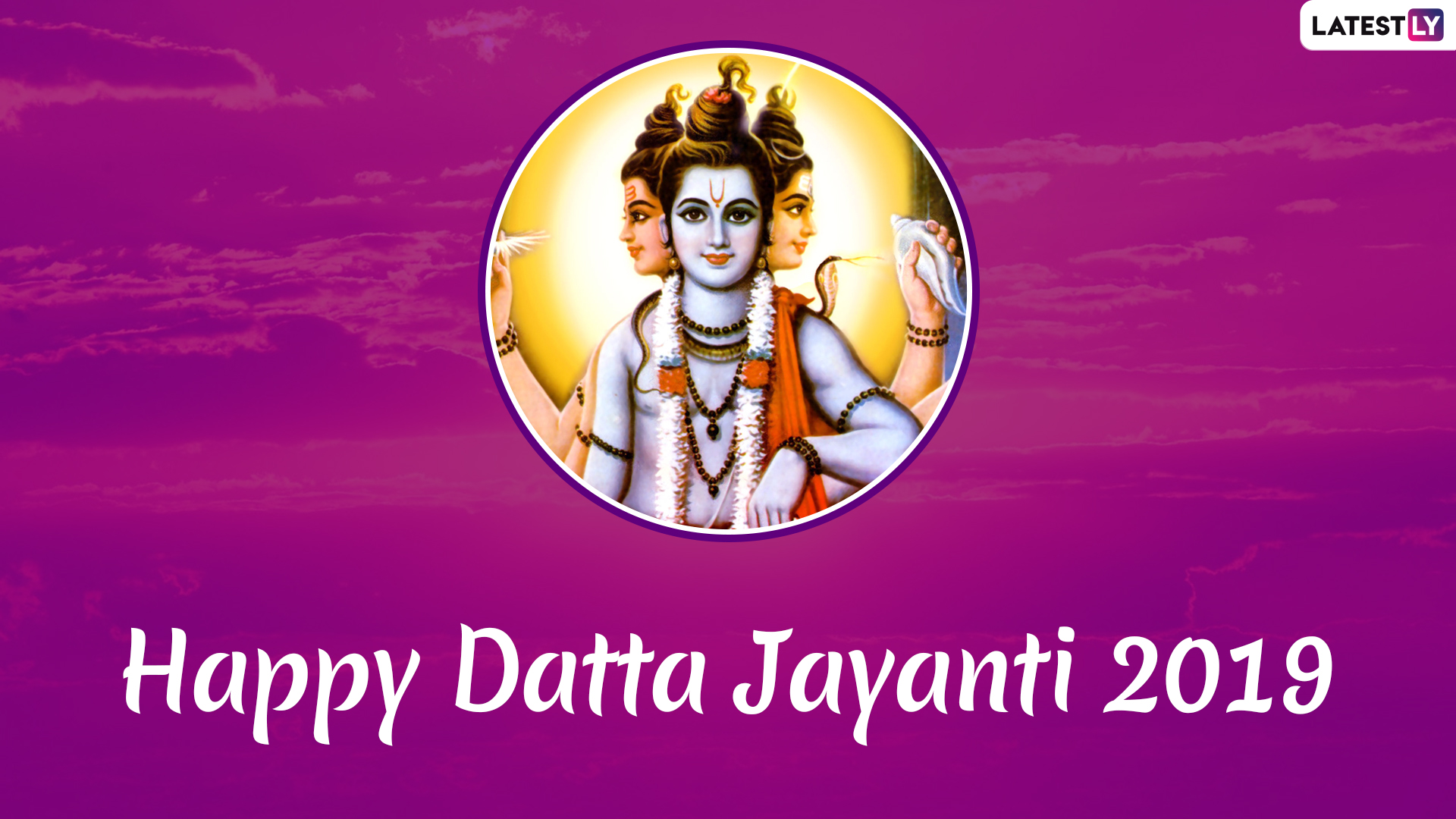 Datta Jayanti Images & HD Wallpapers For Free Download Online: Wish Happy Dattatreya  Jayanti 2019 With WhatsApp Stickers and Wishes in Marathi | ?? LatestLY