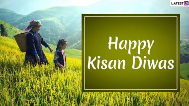 Kisan Diwas Images & Farmers Day HD Wallpapers for Free Download Online: Wish Happy National Farmers’ Day 2019 With WhatsApp Messages and GIF Greetings