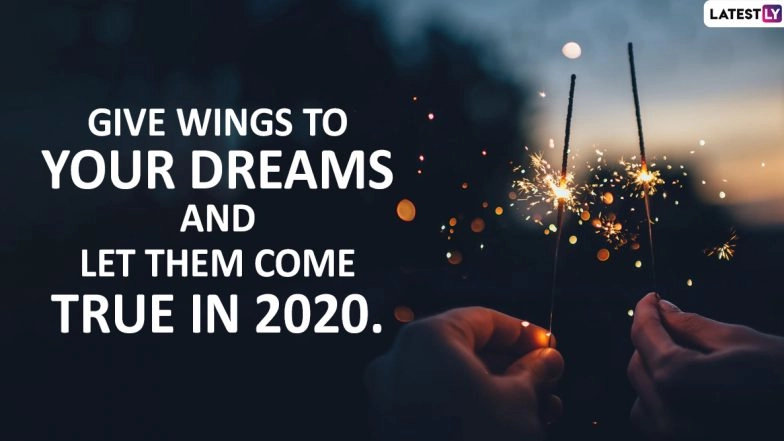 Happy New Year 2020 Greetings For Friends in Advance & HNY Images: Short and Sweet WhatsApp Messages, HIKE Stickers, GIFs, Quotes and SMS to Wish on New Year’s Eve