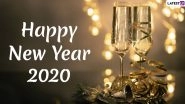 Happy New Decade 2020 Greetings & HNY Images: WhatsApp Stickers, Quotes, SMS and Hike GIF Messages to Send on January 1