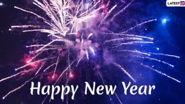 New Year 2020 Wishes Images Download in HD: SMS, WhatsApp Stickers, Facebook GIF Greetings, Quotes and Messages to Send on NYE to Family and Friends