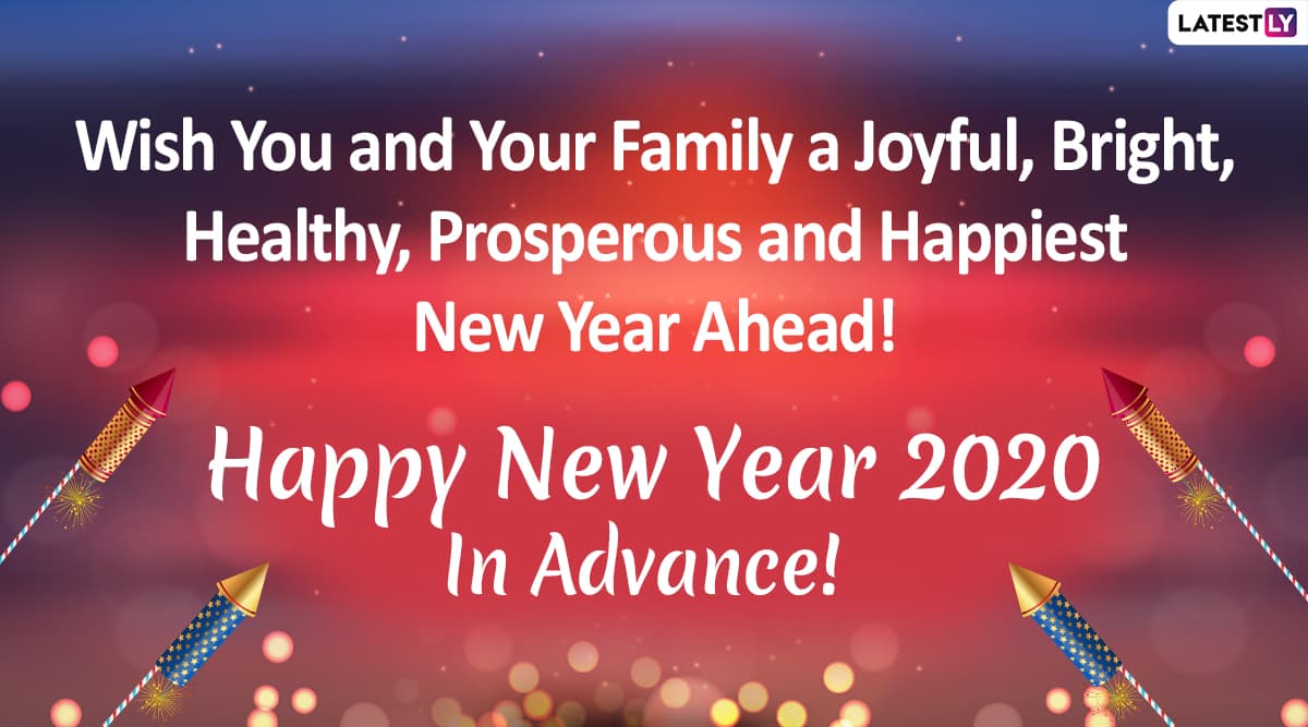 Happy New Year 2020 Wishes & Quotes: SMS, WhatsApp Stickers, Messages ...