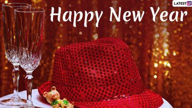 Happy New Year 2020 Wishes in Hindi & New Year's Day Photos: Greetings, WhatsApp Stickers, SMS, Hike GIF Images, Facebook Quotes and HNY Messages to Send on NYE