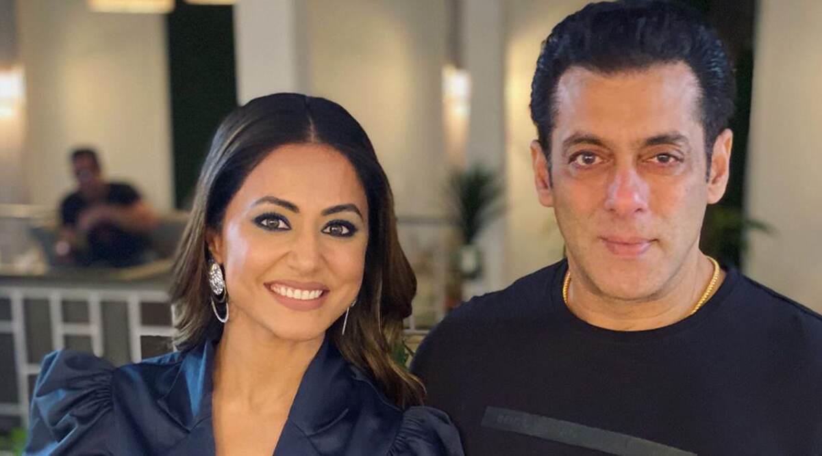 Bigg Boss 13: 'Miss' Hina Khan Meets 'Mr' Salman Khan To Promote Raanjhana With Priyank Sharma, Gets Super Nostalgic! (View Pics) Bigg Boss 13: 'Miss' Hina Khan Meets 'Mr' Salman Khan To Promote Raanjhana With Priyank Sharma, Gets Super Nostalgic! (View Pics)