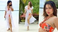 Hina Khan Hits The Maldives Beach In Sexy Bikinis; Her Underwater Pics Just Cannot Be Missed