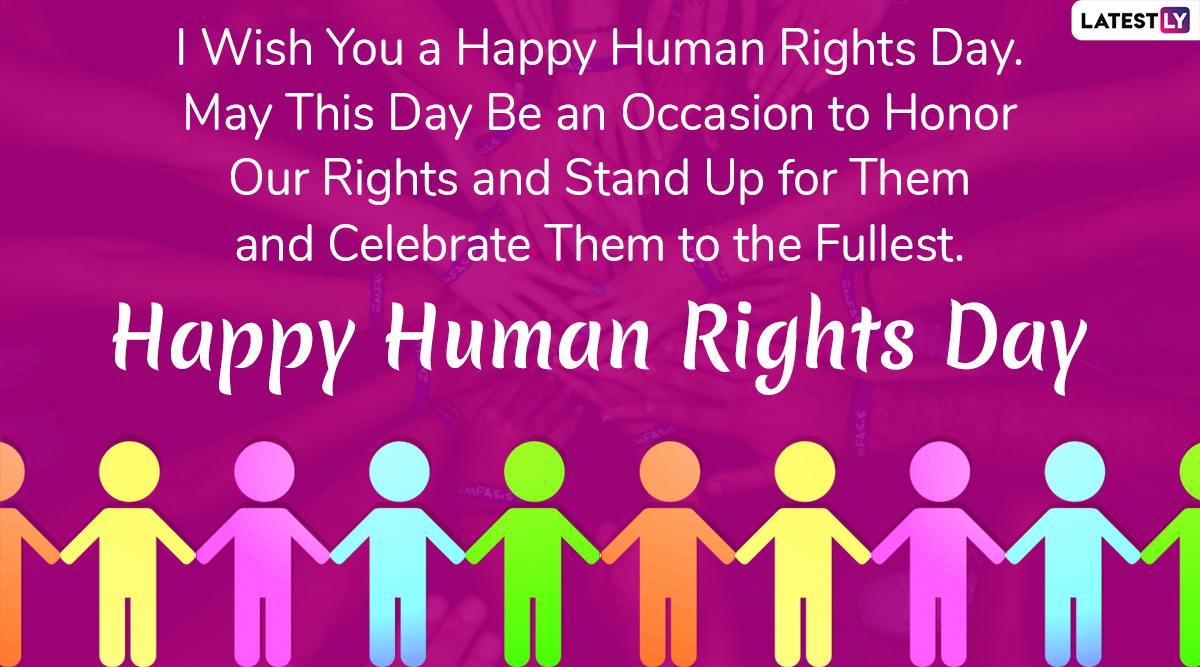 Verwonderend Human Rights Day 2019 Wishes & Images: WhatsApp Stickers, Facebook OT-31