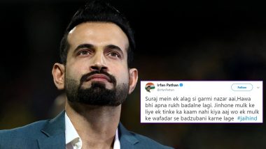 Irfan Pathan Voices His Opinion on Protests Against Citizenship Amendment Bill As Other Top Cricketers Maintain Silence Despite Demands for Their Reactions on Twitter
