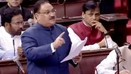 Citizenship Amendment Bill 2019: BJP Working President JP Nadda Says 'We are Following Manmohan Singh' During CAB Debate in Rajya Sabha