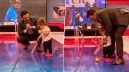 Jatin Sapru&rsquo;s Daughter Plays Cricket in Studio, Video Proves She Is the Cutest Kid Around (See Instagram Post)