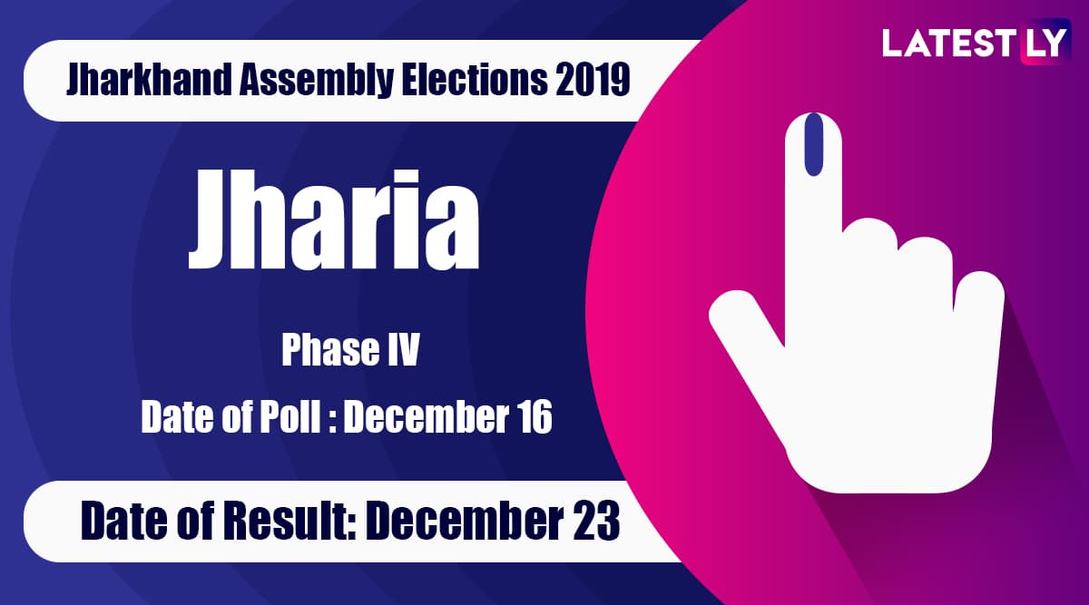 Jharia Vidhan Sabha Constituency Result in Jharkhand Assembly Elections 2019: Purnima Niraj Singh of Congress Wins MLA Seat Jharia Vidhan Sabha Constituency Result in Jharkhand Assembly Elections 2019: Purnima Niraj Singh of Congress Wins MLA Seat