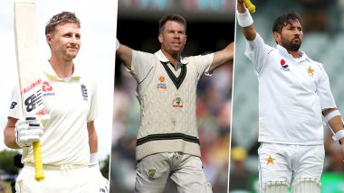 Cricket Week Recap: From David Warner’s Splendid Triple-Ton to Joe Root’s Magnificent Double-Century To Yasir Shah’s Maiden Test Hundred, A Look at Finest Individual Performances