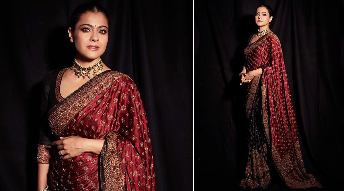 1200px x 667px - Uh, Nothing Much! Kajol Devgan's Royal Saree Is Royally Expensive! | ðŸ‘—  LatestLY