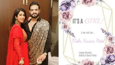 It's Baby Girl Mehr For Karan Patel and Ankita Bhargava, Couple Announces Good News In The Most Adorable Way (View Post)