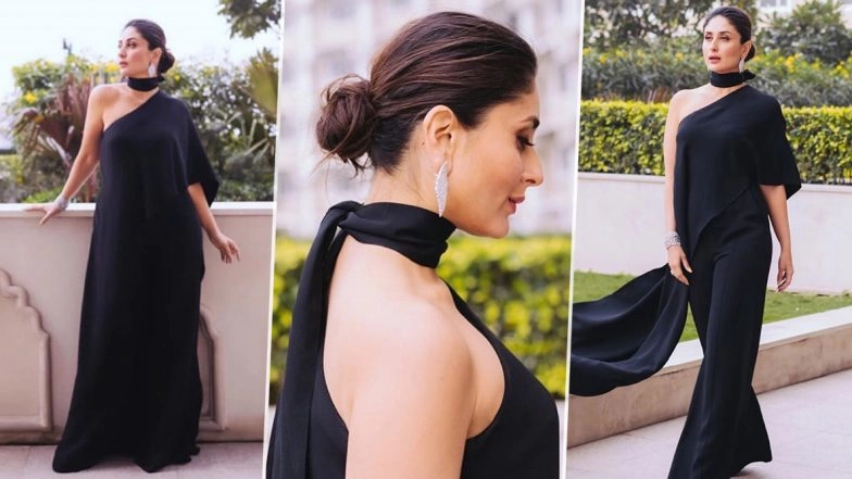 Kareena Kapoor Khan Sets the Fashion Ball Rolling with her Black Elie Saab Outfit at Hindustan Times Leadership Summit 2019 (View Pics)