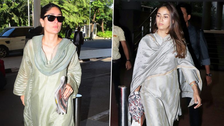 Fashion Faceoff! Kareena Kapoor Khan Vs Mira Rajput, Who Pulled Off the Classy Ethnic Airport Look Better? 
