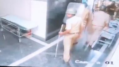 Mangaluru Police Barges into Highland Hospital, Uses Tear Gas, Kick ICU Doors; Watch Video