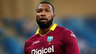 Kieron Pollard Smashes Six Sixes in an Over During West Indies vs Sri Lanka 1st T20I Match (Watch Video)