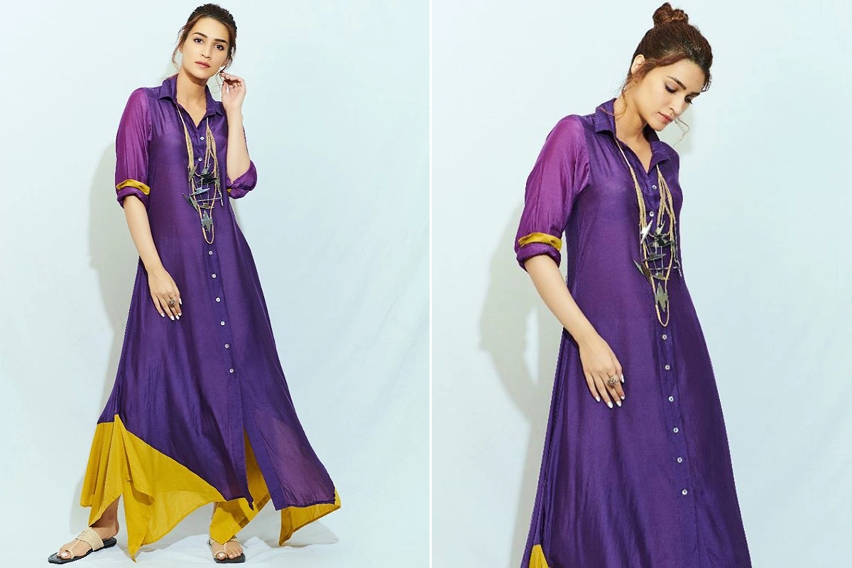 Kriti Sanon in Otouto for Panipat promotions (1)