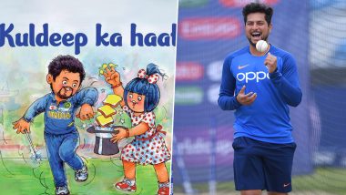 Amul's Latest Topical Celebrates Kuldeep Yadav's Record Hat-Trick During India vs West Indies 2nd ODI