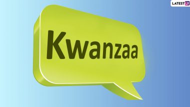 Kwanzaa 2019: Know The Meaning and Pronunciation of This Festive Celebration Honouring African Heritage