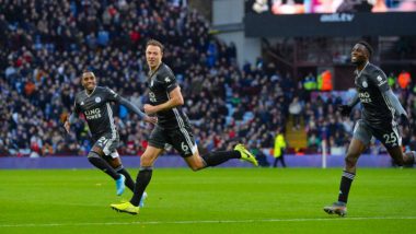 Premier League 2019–20 Result: In-Form Jamie Vardy Fires Leicester City to a 4–1 Win Over Aston Villa