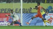 ISL 2019&ndash;20 KBFC 2-2 FCG Result: Lenny Rodrigues Stoppage-Time Goal Helps 10-Man FC Goa Steal Point off Kerala Blasters