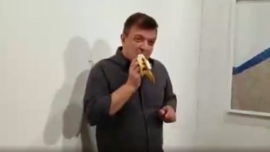 Man Eats $120,000 Banana From Art Basel Exhibit in Miami; Watch Video