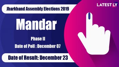 Mandar Vidhan Sabha Constituency in Jharkhand: Sitting MLA, Candidates For Assembly Elections 2019, Results And Winners