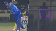 Manish Pandey Clears Stadium With Monstrous Six in 2019 Syed Mushtaq Ali Trophy Final, Fan Steals Ball and Escapes Out of Ground (Watch Video)