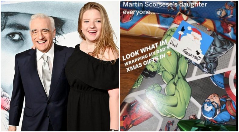 Martin Scorsese’s Daughter Francesca Uses Avengers Endgame’ Wrapping Paper as a Christmas Gift