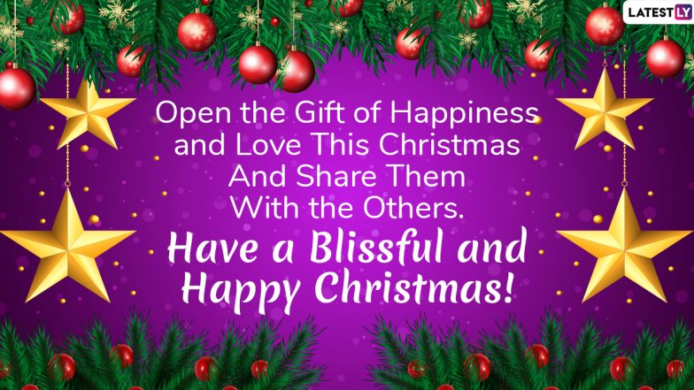 Merry Christmas 2019 Messages: WhatsApp Stickers, Xmas Wishes, GIF Images, Facebook Quotes, SMS and Insta Captions to Send on This Holiday