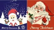Merry Christmas 2019 HD Images With Santa Claus for Free Download Online: Wish Everyone Happy Christmas With WhatsApp Stickers, Wallpapers and GIF Greetings Messages