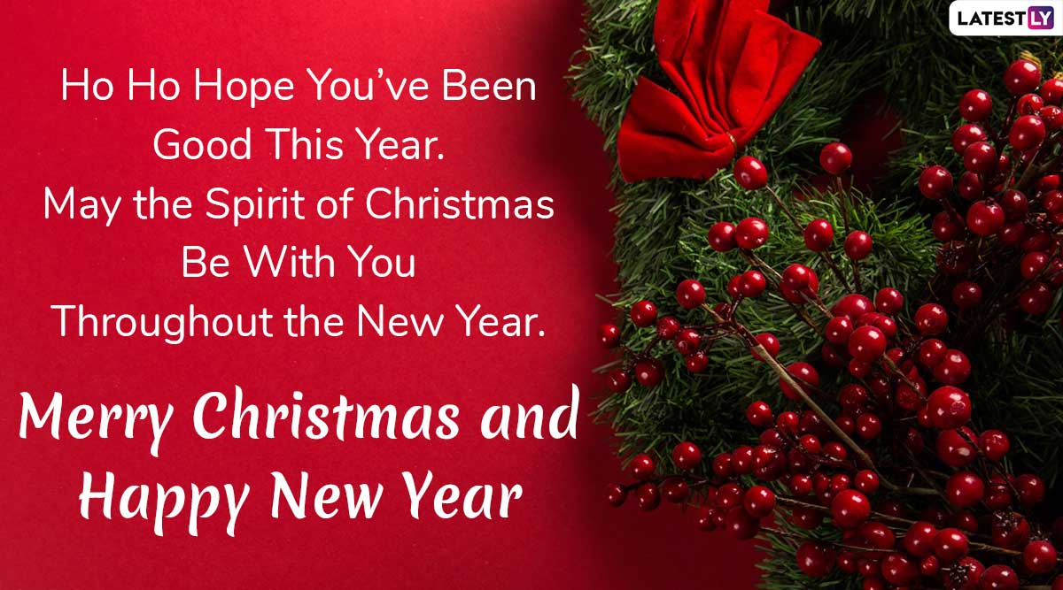 Merry Christmas 2021 and Happy New Year Wishes: Welcome HNY 2022 ...