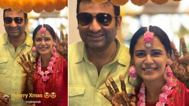 Mona Singh Looks Like The Perfect Radiant Bride At Her Mehendi Ceremony (View Pics)