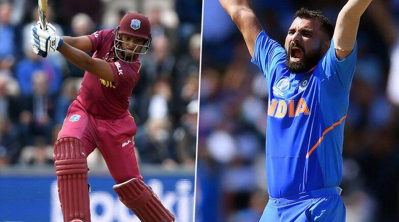 India vs West Indies 3rd ODI 2019: Nicholas Pooran vs Mohammed Shami