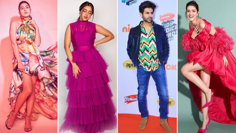 Nickelodeon Kids’ Choice Awards 2019: Kriti Sanon, Bhumi Pednekar, Sara Ali Khan Bring Ruffles, Kartik Aaryan Keeps It Slick!