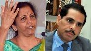 Nirmala Sitharaman Refers to Robert Vadra in Retort to Congress Over Economic Slowdown, Says 'For Us No Jijas Only Karyakartas'