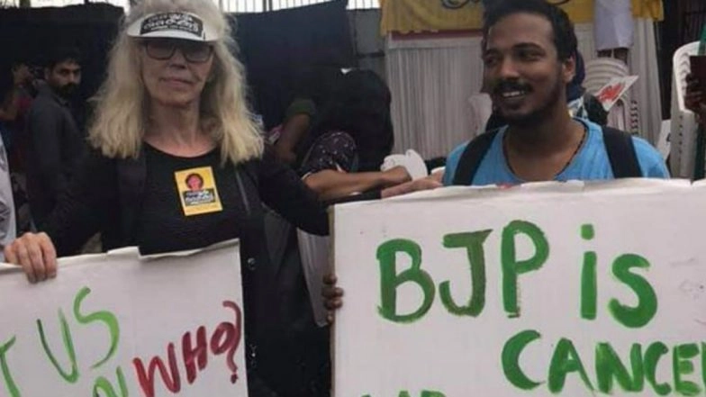 Anti-CAA Protest: Norwegian Tourist Under Scanner For Protesting Citizenship Law in Kochi