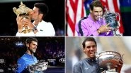 Year Ender 2019 in Tennis: From Novak Djokovic's Dominance to Rafael Nadal's Resurgence and Roger Federer's Despair, a Lookback at Year's Grand Slams in Men's Singles