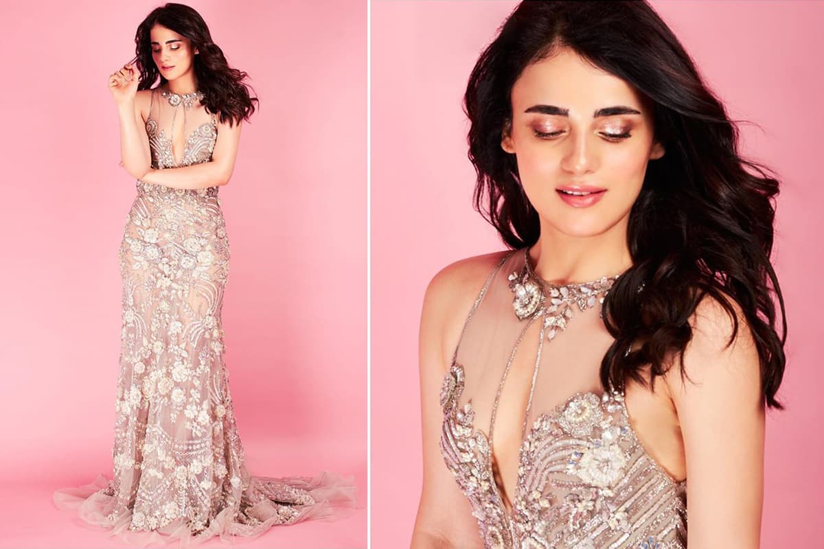 Radhika Madan in Manish Mahotra for Nykaa x Vogue Beauty Awards 2019