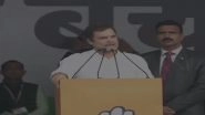 'Bharat Bachao' Rally: 'I'm Not Rahul Savarkar, Will Never Apologise', Says Rahul Gandhi on 'Rape in India' Remark Row
