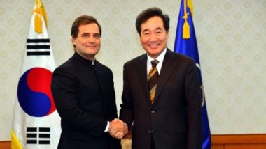 Rahul Gandhi Meets South Korea PM Lee Nak-Yon as Part of Official Delegation, Shares Visuals